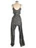 Bar III 100% Polyester Tweed Gray Jumpsuit Size XS - photo 2