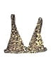 ASOS Design Animal Print Gold Swimsuit Top Size 6 - photo 1