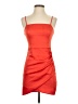 Shein 100% Polyester Orange Cocktail Dress Size XS - photo 1