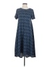 Lularoe Chevron-herringbone Blue Casual Dress Size S - photo 1
