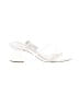 Schutz 100% Leather White Sandals Size 8 - photo 1