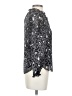 Bar III 100% Polyester Animal Print Silver Long Sleeve Blouse Size XXS - photo 4