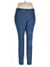 Hue Solid Blue Jeggings Size XL - photo 1
