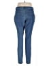 Hue Solid Blue Jeggings Size XL - photo 2