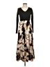 Shein 100% Polyester Print Black Casual Dress Size S - photo 1