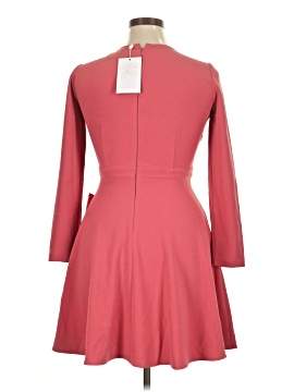 knee length dresses for ladies Balloon Sleeve Textured Dress