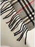 Burberry 100% Lambswool Plaid Gray Scarf One size - photo 8
