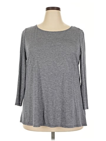 Lane Bryant Outlet 3/4 Sleeve Top (view 1)