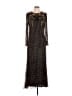 Mac Duggal 100% Polyester Stars Black Cocktail Dress Size 12 - photo 1