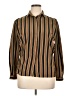 Christian Dior 100% Polyester Stripes Brown Vintage Blouse Size 14 - photo 1