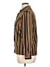 Christian Dior 100% Polyester Stripes Brown Vintage Blouse Size 14 - photo 5