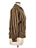 Christian Dior 100% Polyester Stripes Brown Vintage Blouse Size 14 - photo 4