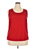 Notations Red Sleeveless Top Size 2X - photo 1