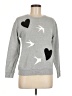 McQ Alexander McQueen Hearts Gray Sweatshirt Size M (estimated) - photo 1