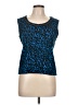 Rafaella Blue Sleeveless Top Size L (petite) - photo 1