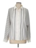 The Workshop Stripes Ivory Long Sleeve Blouse Size L - photo 1