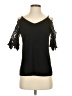 Assorted Brands Black Short Sleeve Top Size S - photo 1