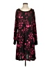 Torrid Print Black Casual Dress Size (1) - photo 1