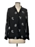 Karen Arnold 100% Polyester Black Long Sleeve Blouse Size L - photo 1