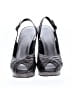 Stuart Weitzman Gray Silver Heels Size 8 1/2 - photo 2