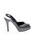 Stuart Weitzman Gray Silver Heels Size 8 1/2 - photo 1