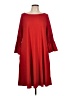 Agnes & Dora Solid Red Casual Dress Size L - photo 1