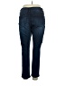 Inc Denim Solid Blue Jeans Size 14 - photo 2