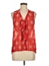 Xhilaration 100% Polyester Red Sleeveless Blouse Size M - photo 1