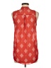Xhilaration 100% Polyester Red Sleeveless Blouse Size M - photo 2