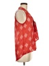 Xhilaration 100% Polyester Red Sleeveless Blouse Size M - photo 4