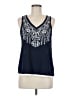 Xhilaration Blue Sleeveless Blouse Size M - photo 1