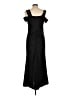 Unbranded 100% Polyester Black Cocktail Dress Size L - photo 2