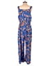 Boohoo Paisley Blue Jumpsuit Size 10 - photo 2