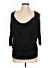 Ginger G. Black 3/4 Sleeve Top Size L - photo 1