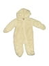 Carter's Ivory Long Sleeve Onesie 3-6 MO / 6 MO - photo 1
