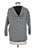 Chaps 100% Cotton Silver Pullover Sweater Size M - photo 2