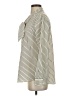 dalia 100% Polyester Stripes Ivory Long Sleeve Blouse Size S - photo 5