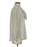 dalia 100% Polyester Stripes Ivory Long Sleeve Blouse Size S - photo 4