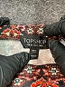 Topshop Print Red Brown Casual Skirt Size 4 - photo 4