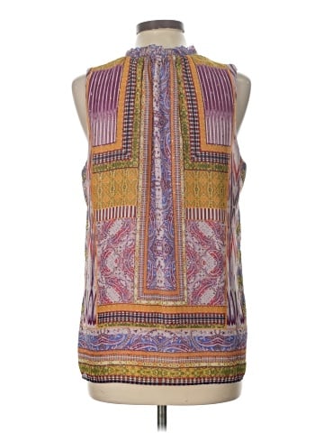 Rose + Olive Sleeveless Blouse (view 2)