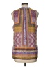 Rose + Olive 100% Polyester Purple Sleeveless Blouse Size L - photo 2