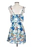 Parker 100% Polyester Tropical Blue Casual Dress Size XS - photo 2