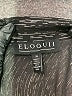 ELOQUII 100% Polyester Silver Long Sleeve Blouse Size 20 - photo 7