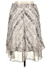 Darjoni 100% Polyester Chevron-herringbone Silver Casual Skirt Size 14 - photo 2