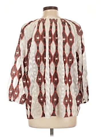 Line & Dot 3/4 Sleeve Blouse (view 2)