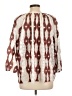 Line & Dot 100% Polyester Ivory 3/4 Sleeve Blouse Size L - photo 2