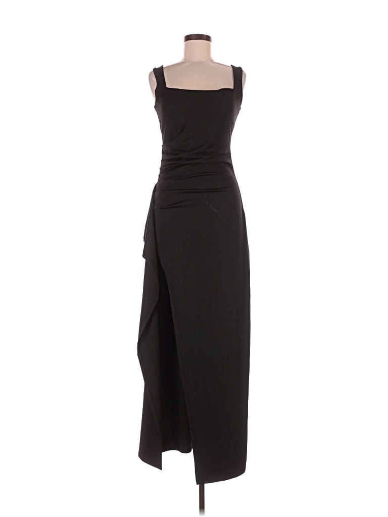 Pre-owned Unbranded Cocktail Dress In Black