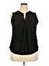 NY Collection 100% Polyester Black Sleeveless Blouse Size 2X - photo 1