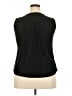 NY Collection 100% Polyester Black Sleeveless Blouse Size 2X - photo 2