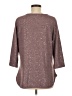 Emily Daniels Burgundy 3/4 Sleeve Top Size M - photo 2